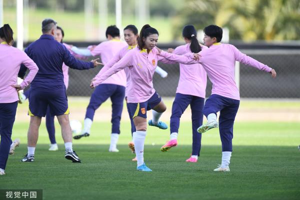 中国女足备战世界杯，队员状态火热
